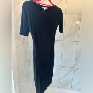 Velvet Torch Black Dress - Size Small